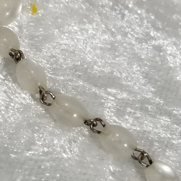 Vintage faux pearl rosary 18" with 5" drop 1.1515 - Picture 6 of 7